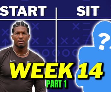 Week 14 Starts & Sits Part 1: WINNING Lineup Tips & Players to AVOID | 2024 Fantasy Football Advice