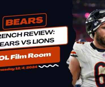 Chicago Bears Offensive Line Film Room -- Bears vs Lions | Chicago Bears Podcast