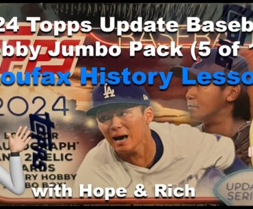 🚨 NEW RELEASE‼️DODGERS OHTANI, JACKIE & KOUFAX ⚾️ 2024 TOPPS UPDATE BASEBALL HOBBY JUMBO PACK (5th)