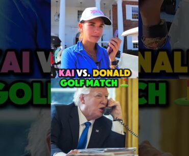Kai vs. Donald Trump 🏌️‍♀️ | 9 Hole Golf Challenge ⛳️🏆