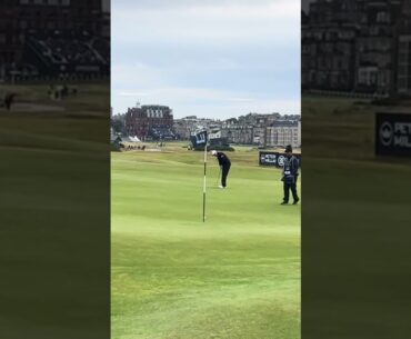 Darren Fichardt Holes Putt for Birdie, St Andrews 16th Dunhill 2024