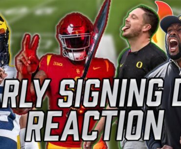EARLY SIGNING DAY REACTION : Oregon OWNS again, Michigan MOVING UP, USC Roller Coaster | Big Ten Ted