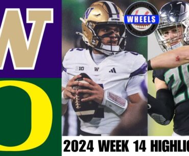 Washington vs #1 Oregon | Full Game Highlights | 2024 College Football Highlights