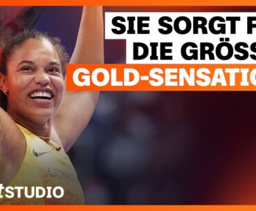 Yemisi Ogunleye gewinnt Gold im Kugelstoßen | Olympia Paris 2024 | sportstudio