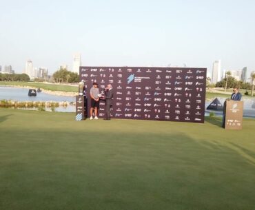 American Peter Uihlein wins International Series Qatar at Doha Golf Club.