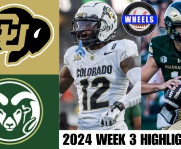 Colorado vs Colorado State | Full Game Highlights | 2024 College Football Highlights