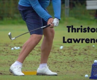 Thriston Lawrence Golf Swing in Slow Motion with Close Up of Release.