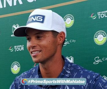 Johannes Veerman holds off Aldrich Potgieter to win 2024 Nedbank Golf Challenge in Sun City.