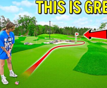 We Found An Amazing Mini Golf Putting Course!