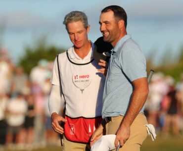 How much money did Scottie Scheffler's caddie Ted Scott make in 2024?