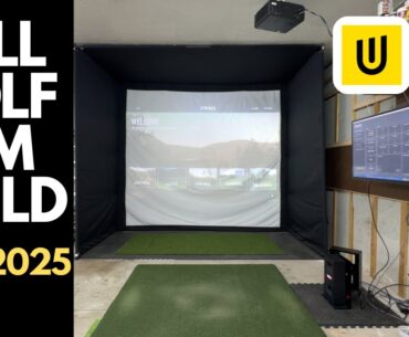My Golf Simulator Gets a HUGE Overhaul for 2025 - Uneekor Eye Mini Lite and New BENQ Projector!!!!