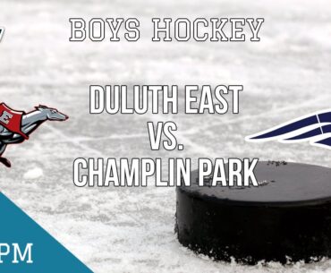 Boys Hockey: Duluth East @ Champlin Park | Champlin Park High School | QCTV