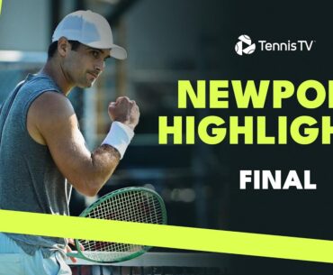 Alex Michelsen vs. Marcos Giron For The Title! | 2024 Newport Final Highlights