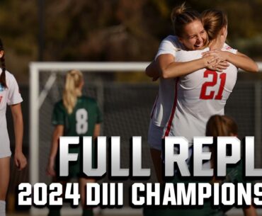 WashU vs. William Smith: 2024 DIII women's soccer championship | FULL REPLAY