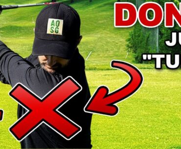 DON'T Rotate Your Shoulders! (The REAL Golf swing Key)