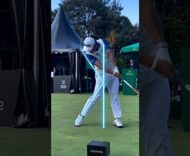 ✅✅ hideki matsuyama swing front / 엉덩이 움직임 시퀀스가 ​​강력하다