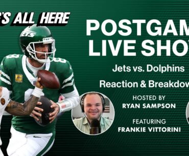 Jets vs. Dolphins Postgame Live Show | Rodgers loses in OT reaction - Gang's All Here