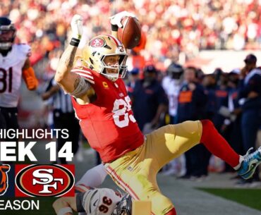 Chicago Bears vs. San Francisco 49ers | 2024 Week 14 Game Highlights