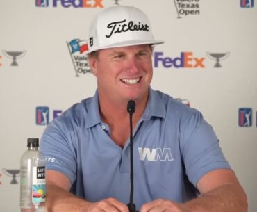 Charley Hoffman Wednesday Press Conference 2024 Valero Texas Open