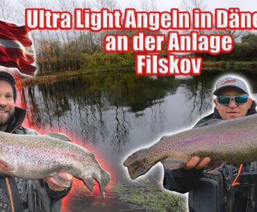 Ultra Light Angeln in Dänemark an der Anlage Filskov