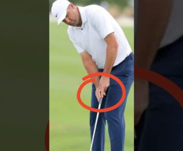 Can Scottie’s new putting grip help you??  #golf #golftips #golfinstruction #shortsvideo