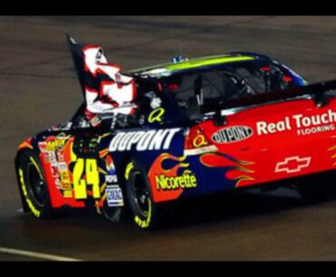 Jeff Gordon’s Iconic Phoenix Win Tying Dale Earnhardt & the Legendary Flag Moment! #jeffgordon