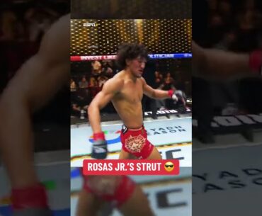 The Rosas Jr. ‘champ walk’ 🔥