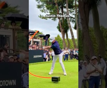 2024 Power Hitter Justin Thomas Awesome Swing Motion & Swing Sequence