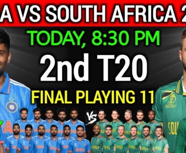 INDIA VS SOUTH AFRICA 2ND T20 | live commentary | score card