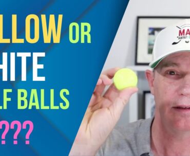 Yellow or White Golf Ball?