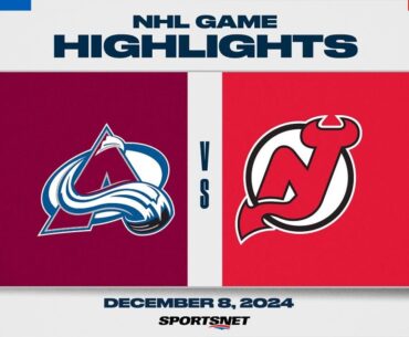 NHL Highlights | Avalanche vs. Devils - December 8, 2024
