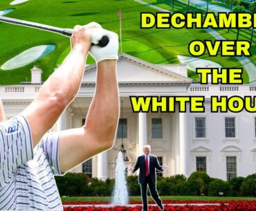 BREAKING NEWS: BRYSON DECHAMBEAU hitting GOLF BALLS over the WHITE HOUSE!? Rob Show EP. 13