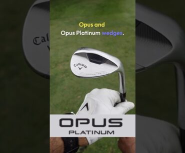Initial thoughts of the new @callawaygolf OPUS PLATINUM WEDGE. #golf #teamcallaway #callawaygolf