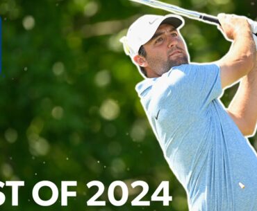 Scottie Scheffler's top shots of 2024