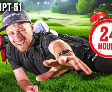 I Can't Leave This Golf Course Until I Birdie Every Single Hole! 24 Hour Challenge!