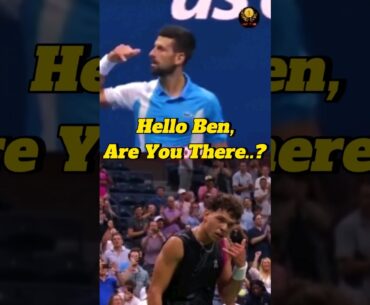 Can Ben Shelton beat Novak Djokovic? #shorts #novakdjokovic #benshelton