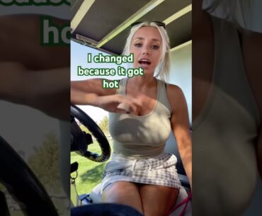 Cart girl Vlog #cartgirl #bevcart #bevcartgirl #golf #golfvlog #dayinthelife #workvlog #golfgirl