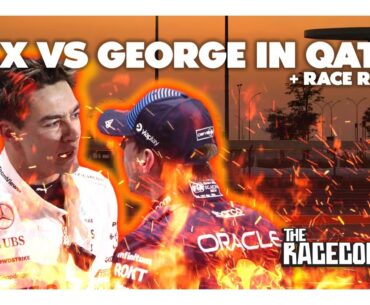 Max and George come to blows in Qatar & Ferrari holds on