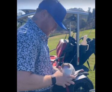 Canelo Alvarez trying to decide what Golf Shoes to wear