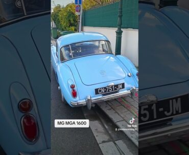 MG MGA 1600 : la belle bleue. ‏@MGMotorEurope #mg #mga #roadster #anglaise  #pov