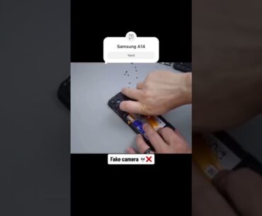 Samsung a14 fake camera 😱 #youtube #duet #memes #golf #repair #case #youtubeshorts #smartphone