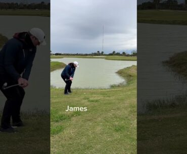Can you hit this trick shot? #golf #golfer #golflife #trickshots