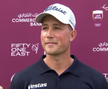 Niklas Norgaard Saturday Quotes 2024 Commercial Bank Qatar Masters © DP World Tour