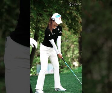 Beautiful swing view over the shoulder!