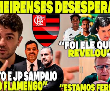 PALMEIRENSES DESESPERADOS! DOBRADINHA JOSÉ BOTO E JP SAMPAIO NO "FLAMENGO" ESTAMOS FERRADOS