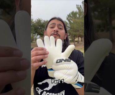 The One Glove NXT Pro Neg quick review part 1. #goalkeeper #goalkeeping #goalkeepergloves #soccer