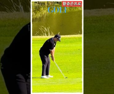 아이언 달인 황중곤, 정확한 샷 비결은 몸통 스윙