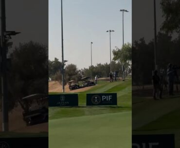 Niemann needed a birdie to keep the lead at the PIF Saudi International 🔥🫡 #livgolf #shorts