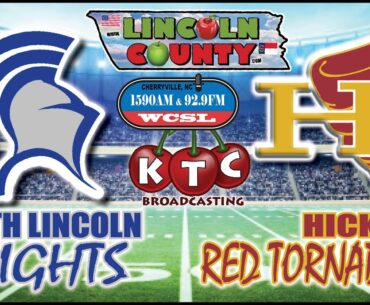 North  Lincoln Knights @ Hickory Red Tornadoes - North Carolina Prep Football - AUDIO ONLY 12/6/24