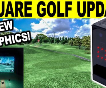 Square Golf Update! NEW Range, Courses, Club Data, & UNMARKED Ball Test!